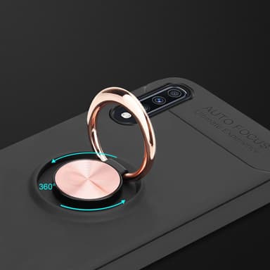 Samsung Galaxy A70 / A70s Suojakuori Kotelo (Musta)