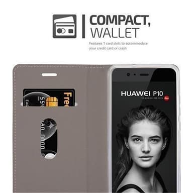 Huawei P10 PLUS Suojakuori Lompakkokotelo (Sininen)