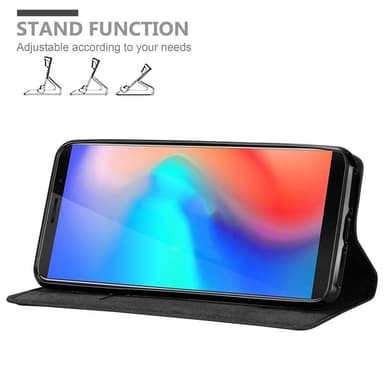 Cubot J3 PRO Suojakuori Lompakkokotelo (Musta)