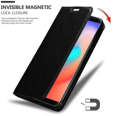 Cubot J3 PRO Suojakuori Lompakkokotelo (Musta)