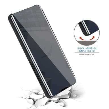 Suojakuori Samsung Galaxy S10e Lompakkokotelo (Musta)