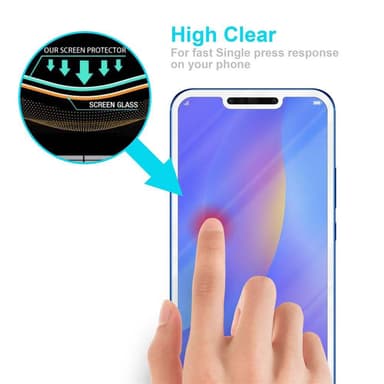 Huawei P SMART PLUS 2019 Suojakalvo Karkaistu lasi