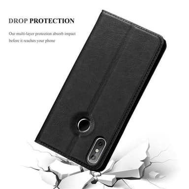 Cubot J3 PRO Suojakuori Lompakkokotelo (Musta)