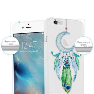 iPhone 6 / 6S Suojakuori Kuoret (Valkoinen)