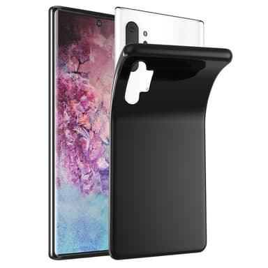 Samsung Galaxy NOTE 10 PLUS Suojakuori Kotelo (Musta)