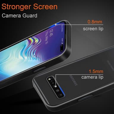 Samsung Galaxy S10 4G Suojakuori Kotelo (Läpinäkyvä)