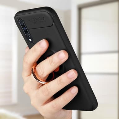 Samsung Galaxy A70 / A70s Suojakuori Kotelo (Musta)