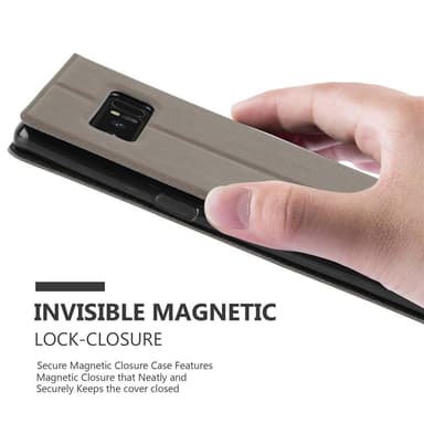 Lompakkokotelo Samsung Galaxy NOTE 8 Case (Ruskea)