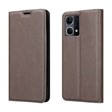 Realme 7 5G Suojakuori Lompakkokotelo (Ruskea)