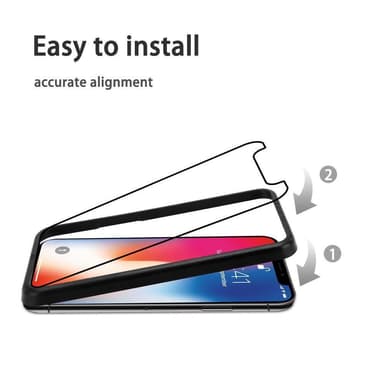 iPhone XR 3x Suojakalvo Karkaistu lasi Suojakalvo