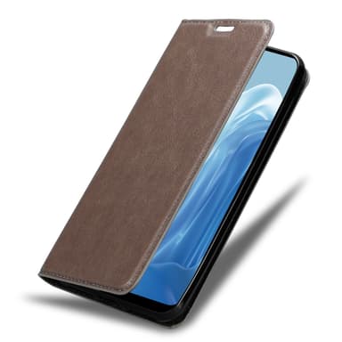 Realme 7 5G Suojakuori Lompakkokotelo (Ruskea)