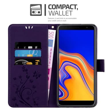 Samsung Galaxy J4 PLUS Suojakuori Lompakkokotelo