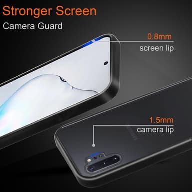 Samsung Galaxy NOTE 10 Suojakuori Kotelo (Läpinäkyvä)