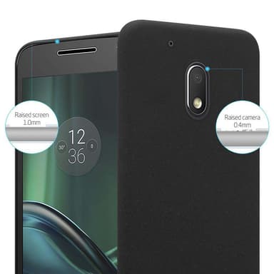 Motorola MOTO Z PLAY Suojakuori Kotelo (Musta)