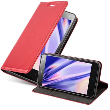 ZTE Blade L3 Suojakuori Lompakkokotelo (Punainen)