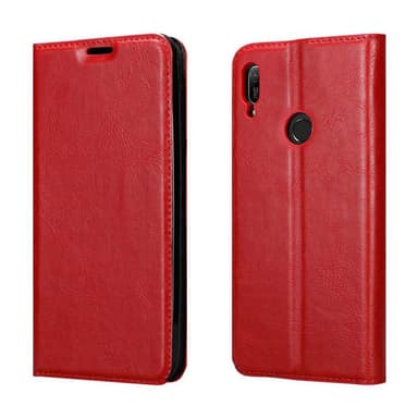 Huawei Y6 2019 Suojakuori Lompakkokotelo (Punainen)