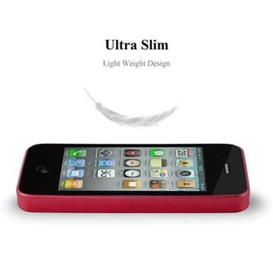 iPhone 4 / 4S Suojakuori Kotelo (Punainen)