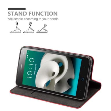 ZTE Blade L3 Suojakuori Lompakkokotelo (Punainen)