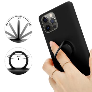iPhone 13 Suojakuori Case Kotelo (Musta)