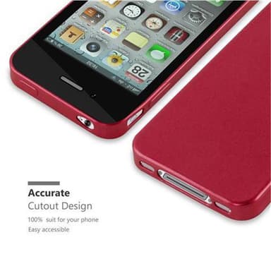iPhone 4 / 4S Suojakuori Kotelo (Punainen)