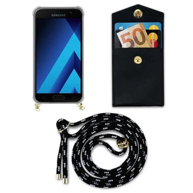 Samsung Galaxy A3 2017 Suojakuori Kotelo (Musta)