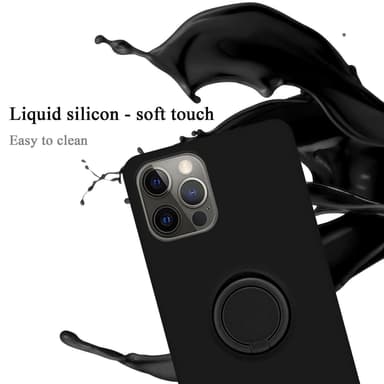 iPhone 13 Suojakuori Case Kotelo (Musta)