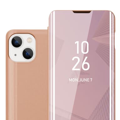 Suojakuori iPhone 14 Lompakkokotelo (Vaaleanpunainen)