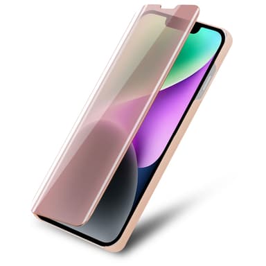Suojakuori iPhone 14 Lompakkokotelo (Vaaleanpunainen)