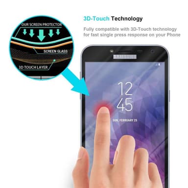 Samsung Galaxy J4 2018 Suojakalvo Karkaistu lasi