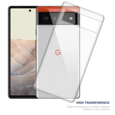 Google PIXEL 6 Suojakuori Kotelo (Läpinäkyvä)