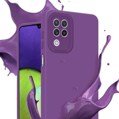 Samsung Galaxy A22 4G Suojakuori Kotelo (Violetti)