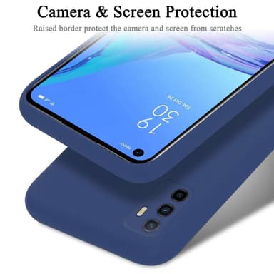 Oppo A53 Suojakuori Kotelo Case (Sininen)