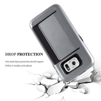 Samsung Galaxy S6 Suojakuori Kotelo (Hopea)