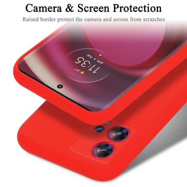 Motorola EDGE 30 FUSION Suojakuori Kotelo (Punainen)