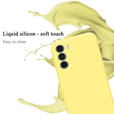 Motorola MOTO G200 5G Suojakuori Kotelo (Keltainen)