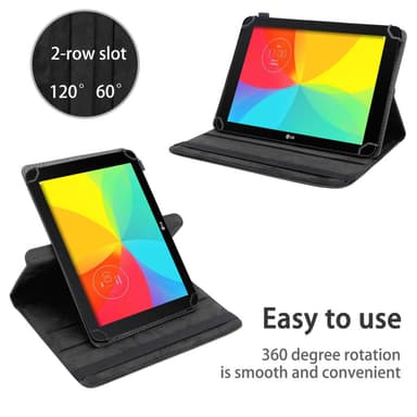 LG G Pad 2 (10.1 tuumaa) Suojakuori Kotelo (Musta)