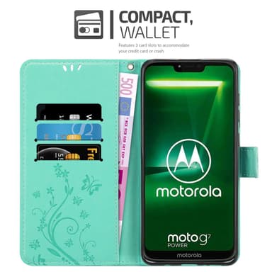 Motorola MOTO G7 POWER Suojakuori Lompakkokotelo