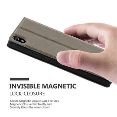 Lompakkokotelo Huawei ASCEND P7 Case (Ruskea)