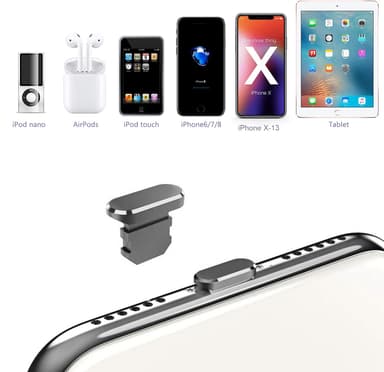 Suojakuori iPhonelle Pölytiivis pistoke