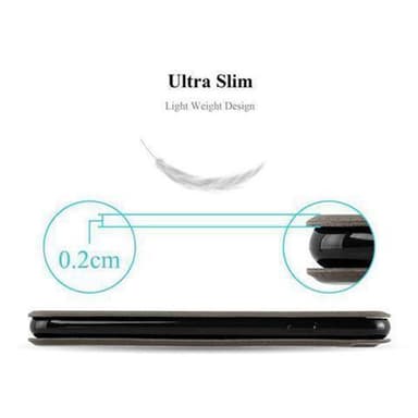 Lompakkokotelo Huawei ASCEND P7 Case (Ruskea)