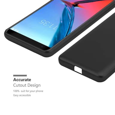 ZTE Blade V9 Suojakuori Kotelo (Musta)