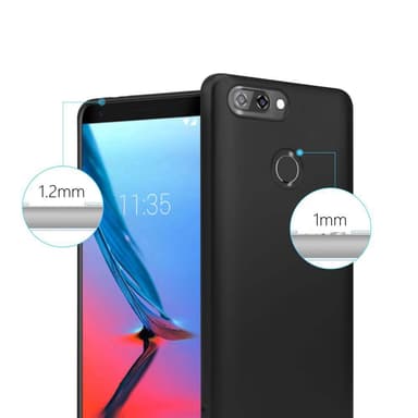 ZTE Blade V9 Suojakuori Kotelo (Musta)
