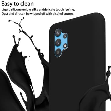 Suojakuori Samsung Galaxy A32 4G Kotelo (Musta)