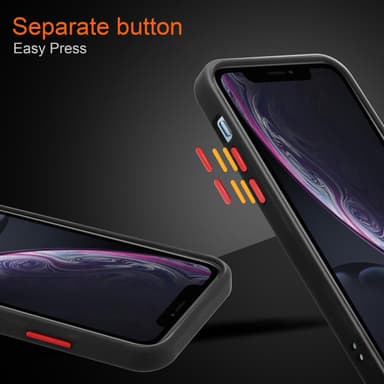 iPhone XR Suojakuori Kotelo (Läpinäkyvä)