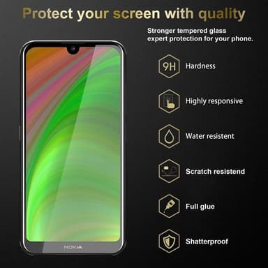Nokia 2.2 Näytönsuoja Karkaistu lasi Suojakalvo