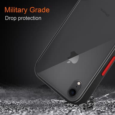 iPhone XR Suojakuori Kotelo (Läpinäkyvä)