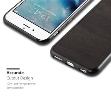 iPhone 6 / 6S Suojakuori Kotelo (Musta)