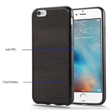 iPhone 6 / 6S Suojakuori Kotelo (Musta)