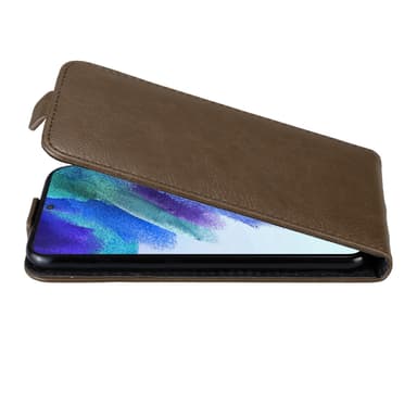 Samsung Galaxy S22 Suojakuori Lompakkokotelo (Ruskea)