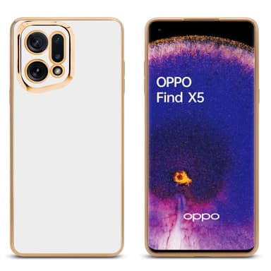Oppo FIND X5 Suojakuori Case Cover (Valkoinen)